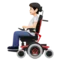 Person in Motorized Wheelchair: Light Skin Tone emoji on iPhone