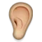 Ear emoji on Apple iOS 4.0