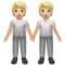 People Holding Hands: Medium-Light Skin Tone emoji on iPhone