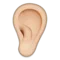 Ear emoji on Apple iOS 5.1