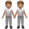 People Holding Hands: Medium Skin Tone emoji on Apple iOS 13.3
