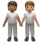 People Holding Hands: Medium-Dark Skin Tone, Medium Skin Tone emoji on Apple iOS 16.4