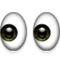 Eyes emoji on Apple iOS 4.0
