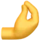 Pinched Fingers emoji on iPhone