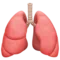 Lungs emoji on iPhone