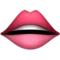 Mouth emoji on Apple iOS 13.3