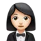 ️ Woman in Tuxedo: Light Skin Tone emoji on Apple iOS 16.4