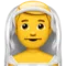 ️ Mand med slør emoji på Apple iOS 17.4