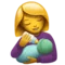 Woman Feeding Baby emoji on Apple iOS 14.5