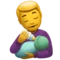 Man Feeding Baby emoji on iPhone