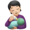 喂奶的人：肤色较浅 iPhone 上的表情符号 (iOS 14.2)