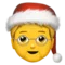 Mx Claus emoji on iPhone