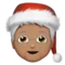 Mx Claus: Medium Skin Tone emoji on iPhone