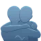 People Hugging emoji on iPhone