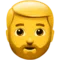️ Man: Beard emoji on Apple iOS 17.4