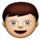 Boy emoji on Apple iOS 6.0