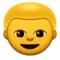 Gutt emoji på Apple iOS 9.3