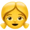Girl emoji on Apple iOS 10.0