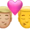 ️ Kiss - Man: Medium-Light Skin Tone, Man: No Skin Tone emoji on Apple iOS 14.5