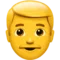Man emoji on iPhone (iOS 13.1)
