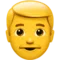 Man emoji on iPhone