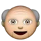 Alter Mann Emoji auf Apple iOS 6.0