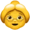 Old Woman emoji on Apple iOS 10.0