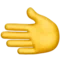 Mà esquerra emoji a Apple iOS 15.4