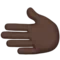 Levá ruka: Tmavý odstín pleti emoji na Apple iOS 16.4