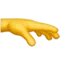 Palm Down Hand emoji on Apple iOS 16.4