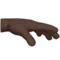 Palmell de la mà cap avall: To de pell fosc emoji a Apple iOS 15.4