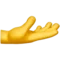 Palmell de la mà amunt emoji a Apple iOS 15.4