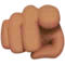 Index Pointing at the Viewer: Medium Skin Tone emoji on iPhone