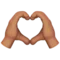 Tangan Berbentuk Hati: Ton Kulit Sederhana emoji di Apple iOS 16.4