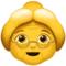 Old Woman emoji on iPhone