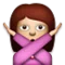 Person Gesturing No emoji on Apple iOS 4.0
