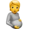 Pregnant Person emoji on iPhone