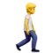 Person Walking: Facing Right emoji on iPhone