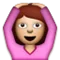 Henkilö eleilee OK emoji Applella iOS 4.0
