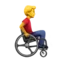 ️ Man in Manual Wheelchair: Facing Right emoji on Apple iOS 17.4