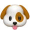 Dog Face emoji on iPhone (iOS 13.1)