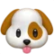 Hundeansigt emoji på Apple iOS 18.4