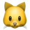 猫脸 iPhone 上的表情符号 (iOS 10.3)