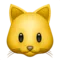 Πρόσωπο γάτας emoji στο iPhone (iOS 15.4)