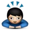 Osoba kłaniająca się emoji na Apple iOS 5.0