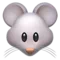 Πρόσωπο ποντικιού emoji στο iPhone (iOS 11.1)