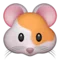 Hamster emoji on Apple iOS 6.0