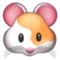 Hamster emoji on Apple iOS 12.2