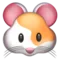 Hamster Emoji auf Apple iOS 18.4