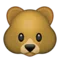 Bear emoji on Apple iOS 8.3